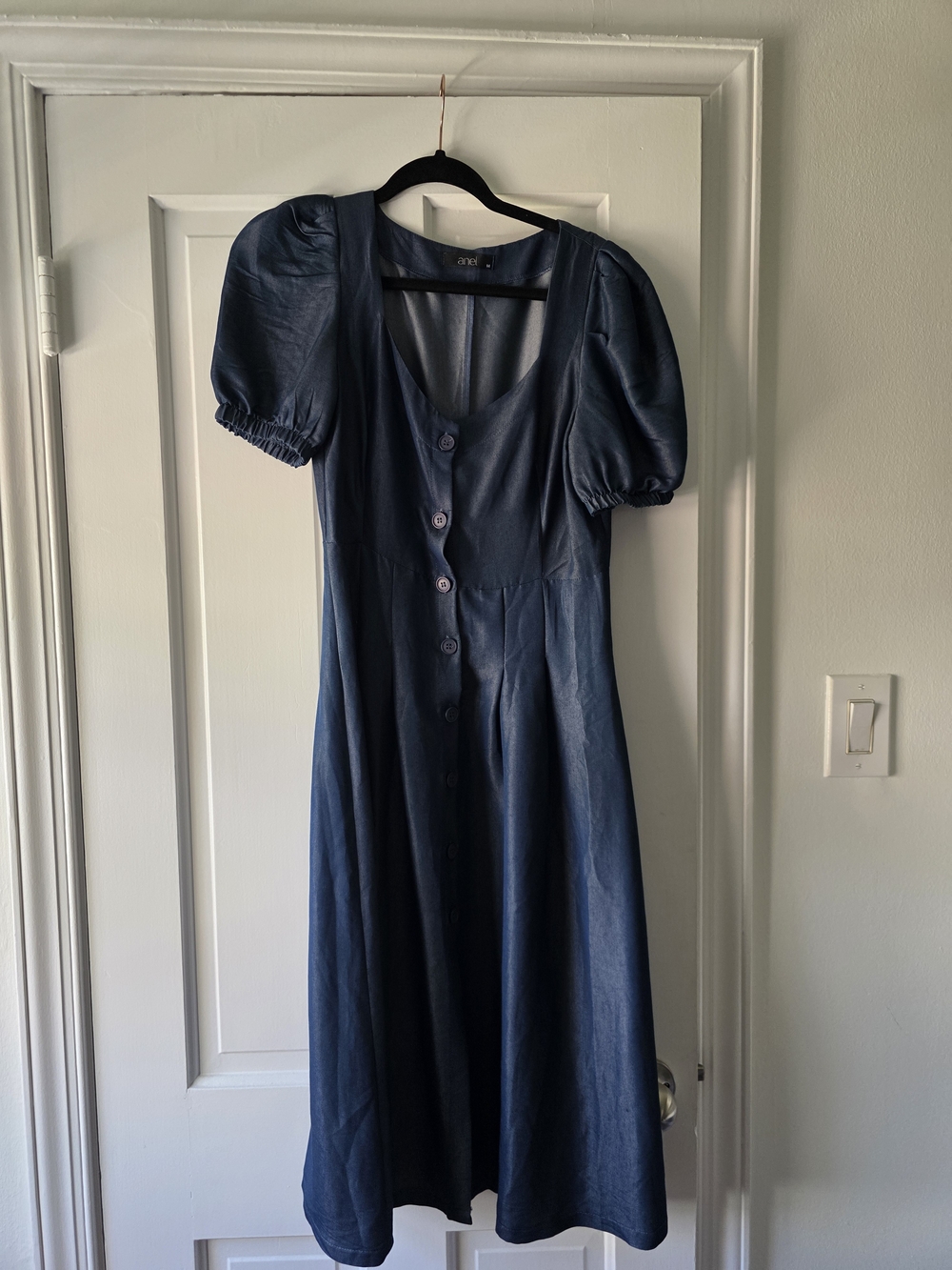 Light Denim Midi Dress